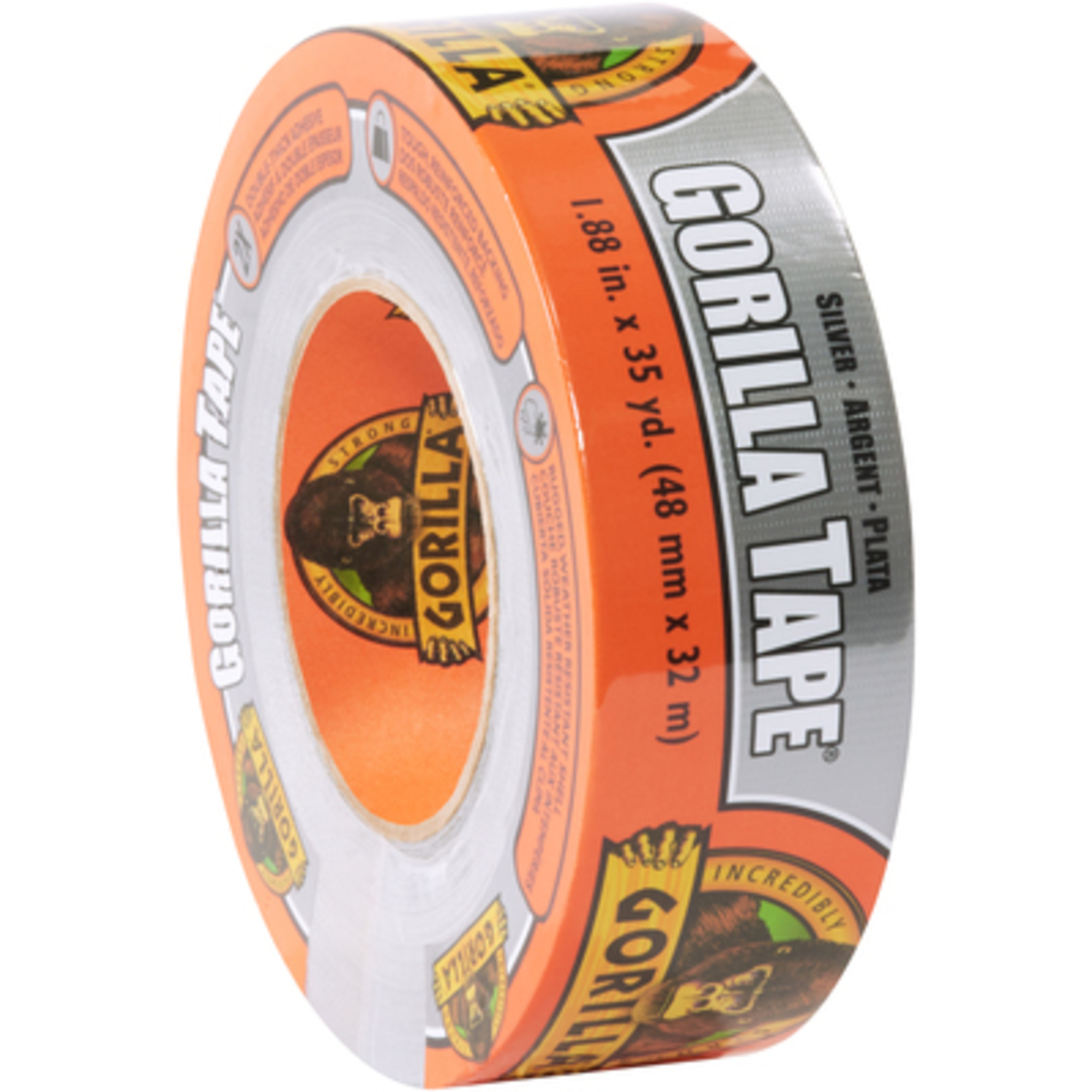 Gorilla, 2in. x 30 yds. Silver Gorilla Duct Tape 1/CS, Model# ADHGGT240
